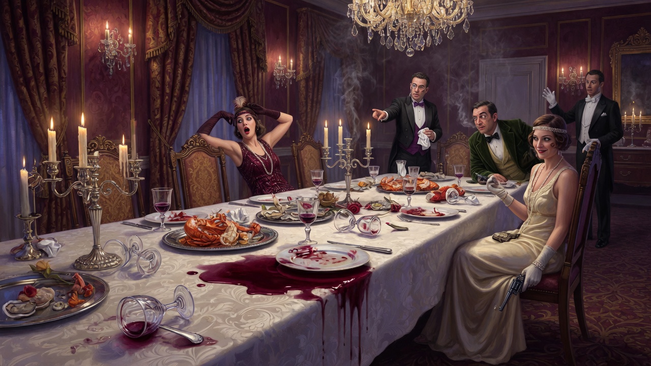 Death at Dinner pack cover